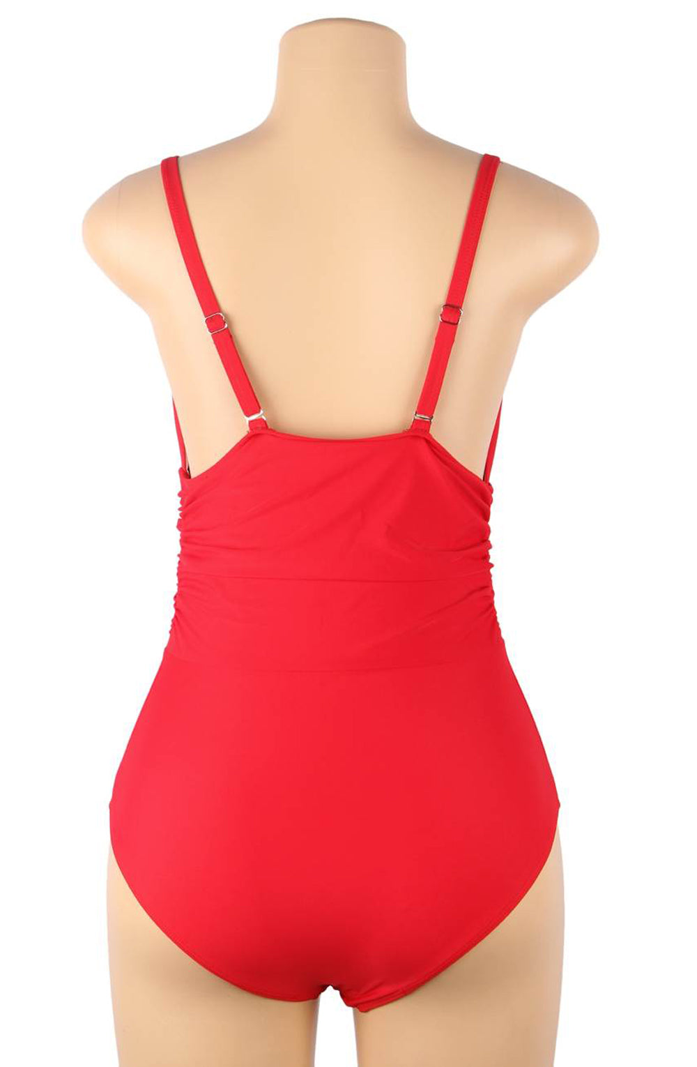 YesX One Piece Swimsuit Red